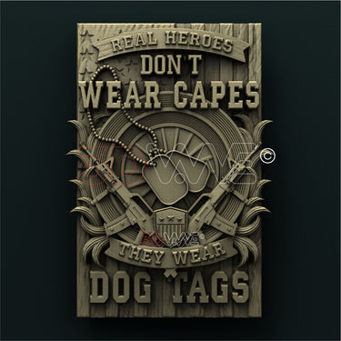 MILITARY SIGN 3D STL 3DWave